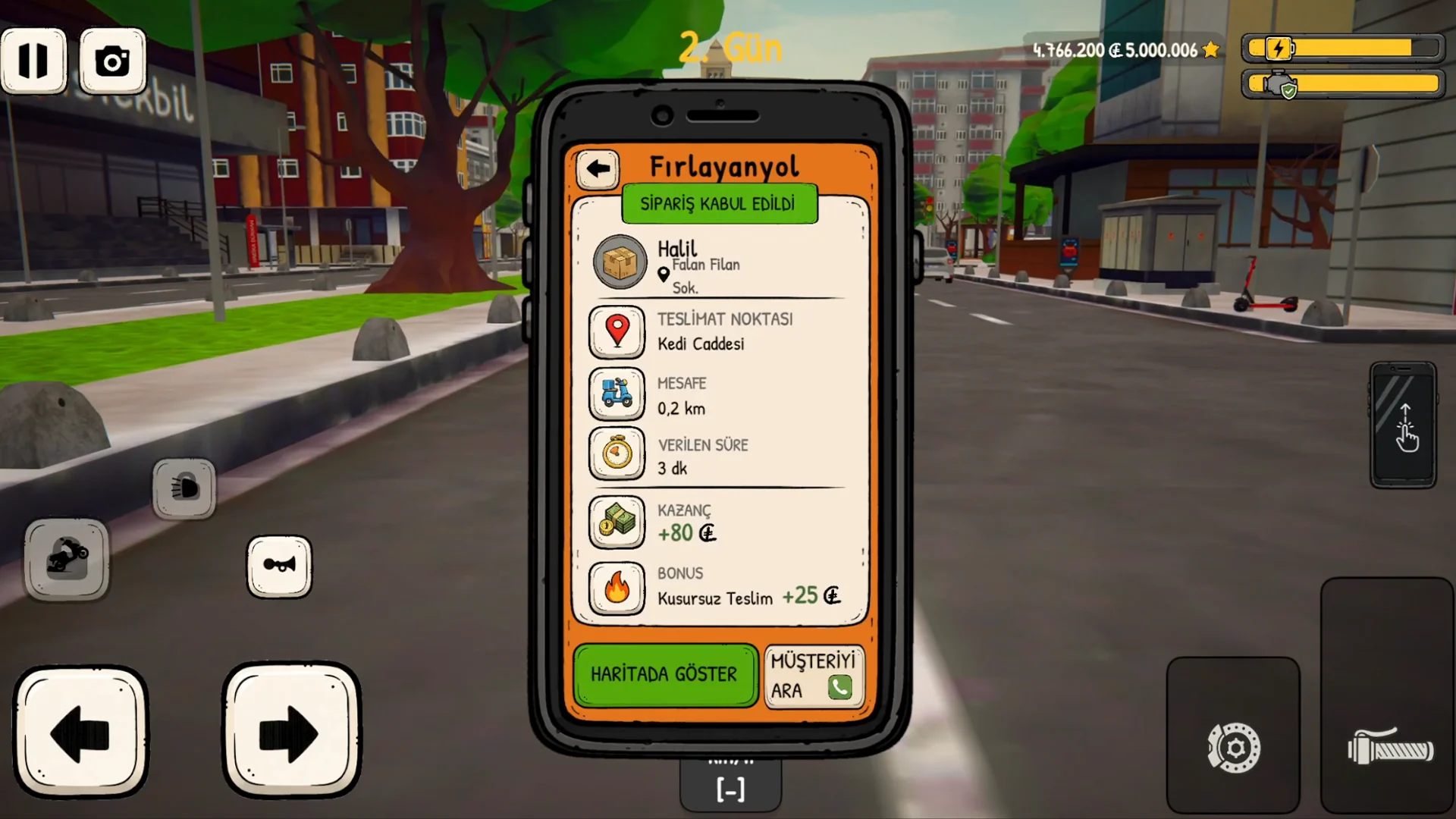 Courier Guy delivery phone interface