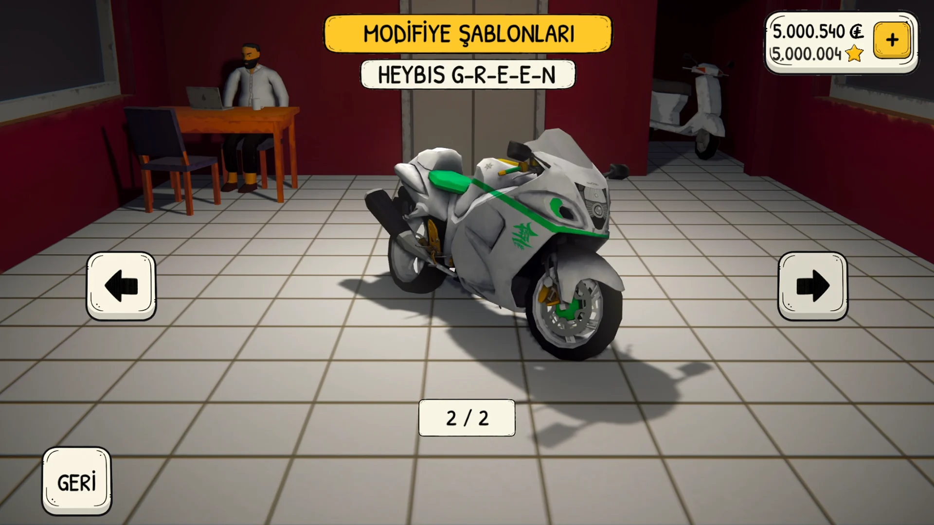 Courier Guy motorcycle customization